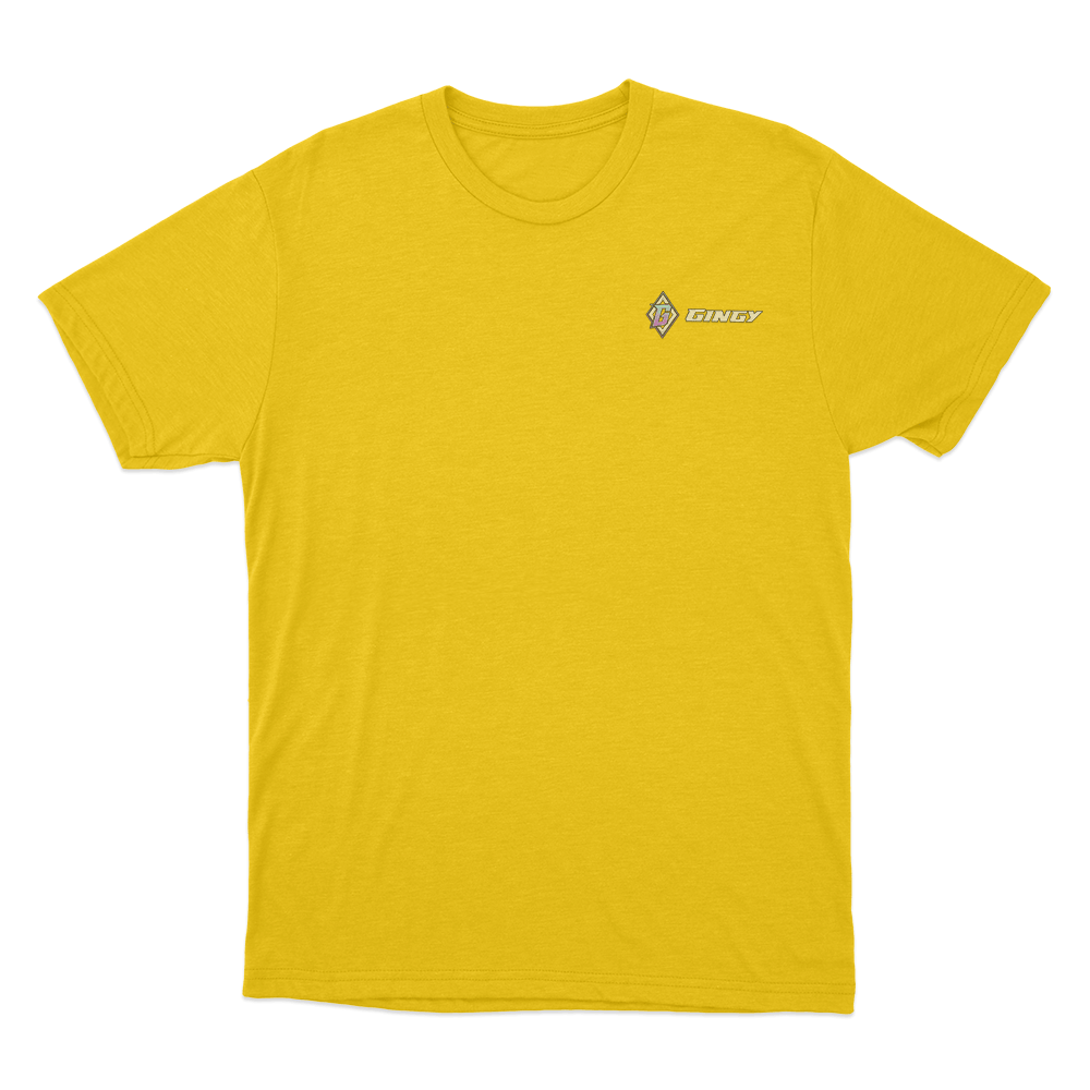 G GINGY Logo Unisex T Shirt Yellow G GINGY Logo Unisex T Shirt Yellow