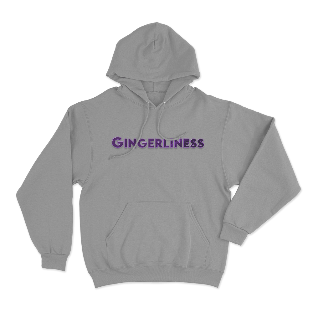 GINGERLINESS Unisex Hoodie Grey GINGERLINESS Unisex Hoodie Grey