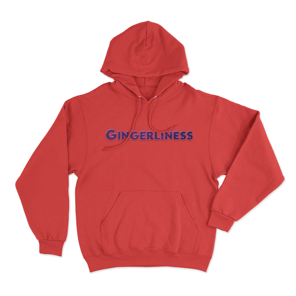 GINGERLINESS Unisex Hoodie Red GINGERLINESS Unisex Hoodie Red