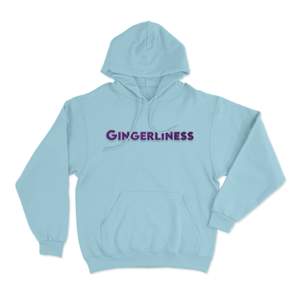 GINGERLINESS Unisex Hoodie Sky Blue GINGERLINESS Unisex Hoodie Sky Blue