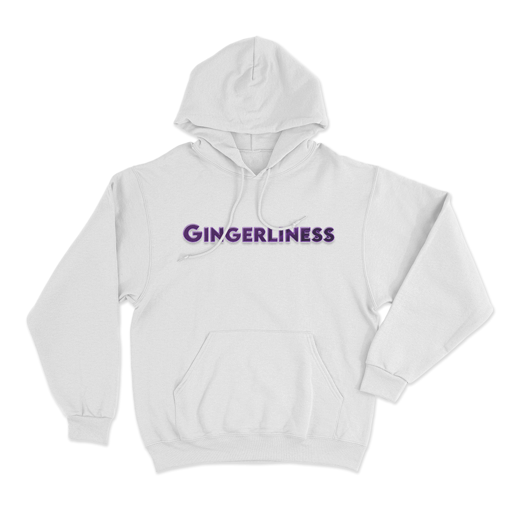 GINGERLINESS Unisex Hoodie White GINGERLINESS Unisex Hoodie White