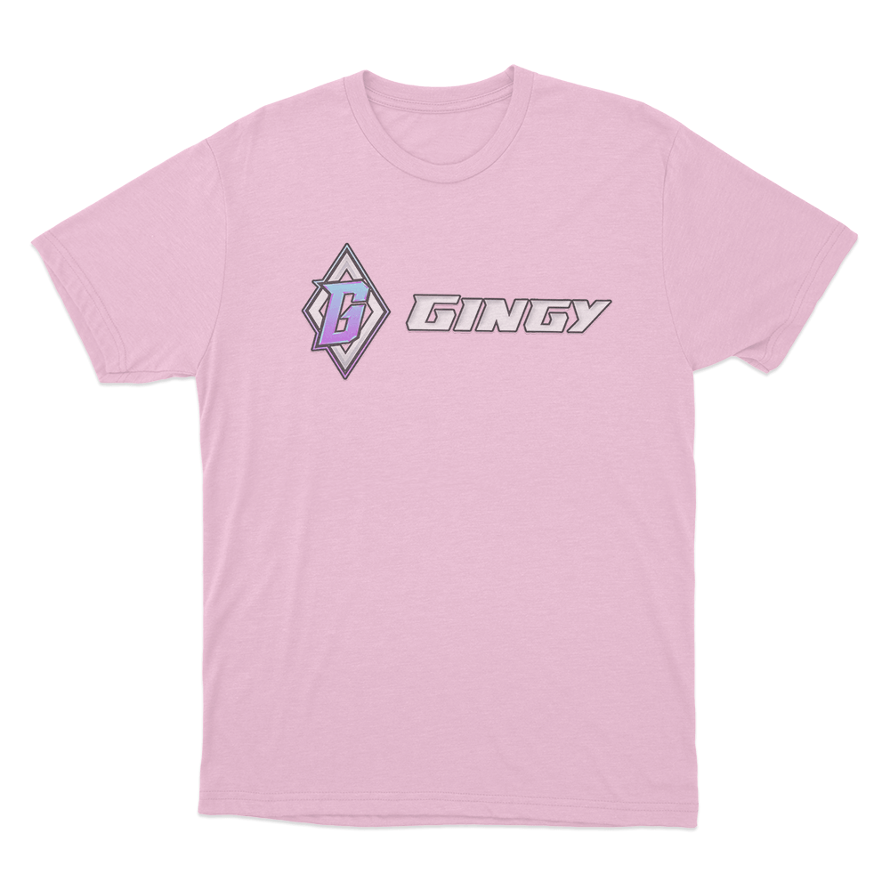 GINGY G Logo Unisex T Shirt Pink GINGY G Logo Unisex T Shirt Pink