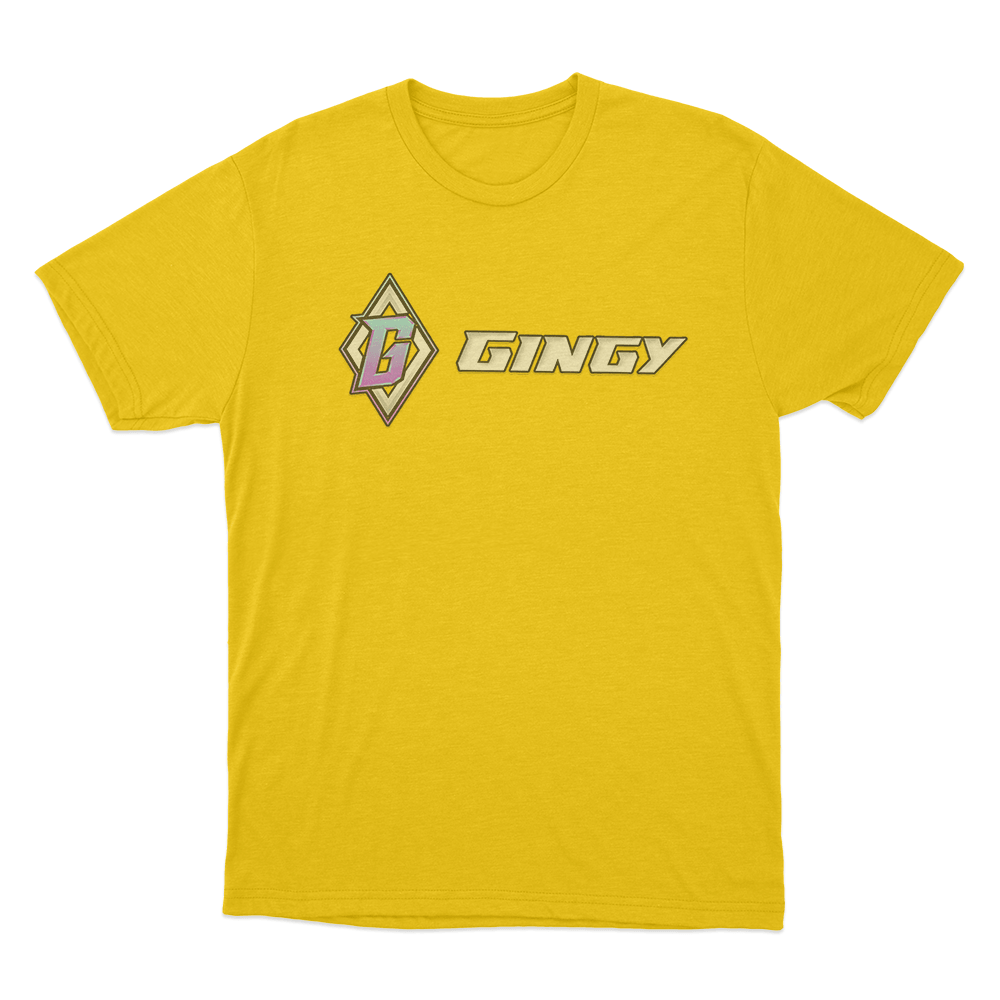 GINGY G Logo Unisex T Shirt Yellow GINGY G Logo Unisex T Shirt Yellow