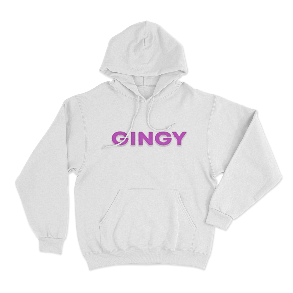GINGY Unisex Hoodie White GINGY Unisex Hoodie White